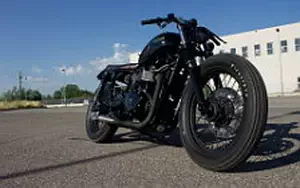 Wallpapers custom motorcycle Iron Pirate Garage Brat Vintage Race Triumph Bonneville t100 2015