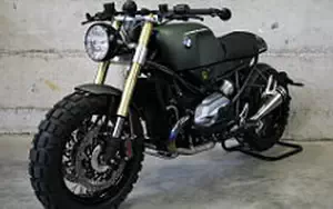 Wallpapers custom motorcycle Lazareth BMW R1200R Scrambler 2014