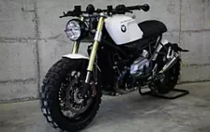 Wallpapers custom motorcycle Lazareth BMW R1200R Scrambler 2014