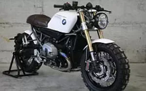 Wallpapers custom motorcycle Lazareth BMW R1200R Scrambler 2014