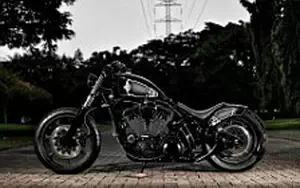 Wallpapers custom motorcycle Studio Motor The Blade 2016 Harley Davidson Sportster XL1200 2003