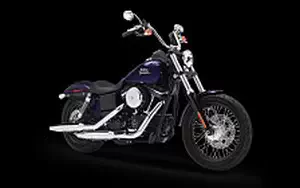 Desktop wallpapers motorcycle Harley-Davidson Dyna Street Bob - 2014