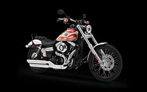 Desktop wallpapers motorcycle Harley-Davidson Dyna Wide Glide - 2014