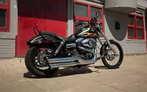 Desktop wallpapers motorcycle Harley-Davidson Dyna Wide Glide - 2016