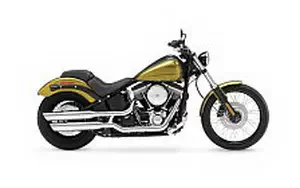 Desktop wallpapers motorcycle Harley-Davidson Softail Blackline - 2013