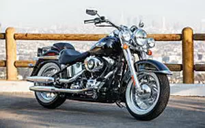 Desktop wallpapers motorcycle Harley-Davidson Softail Deluxe - 2014