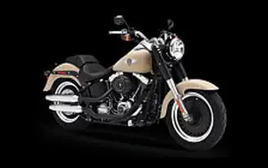 Desktop wallpapers motorcycle Harley-Davidson Softail Fat Boy Lo - 2014