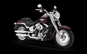 Desktop wallpapers motorcycle Harley-Davidson Softail Fat Boy - 2014