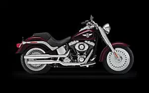 Desktop wallpapers motorcycle Harley-Davidson Softail Fat Boy - 2014