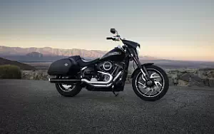 Desktop wallpapers motorcycle Harley-Davidson Softail Sport Glide - 2018