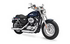 Desktop wallpapers motorcycle Harley-Davidson Sportster 1200C 1200 Custom - 2014
