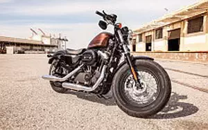 Desktop wallpapers motorcycle Harley-Davidson Sportster 1200X Forty Eight - 2014