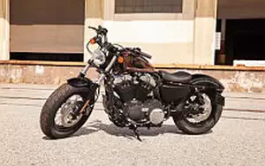 Desktop wallpapers motorcycle Harley-Davidson Sportster 1200X Forty Eight - 2014