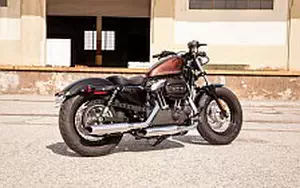 Desktop wallpapers motorcycle Harley-Davidson Sportster 1200X Forty Eight - 2014