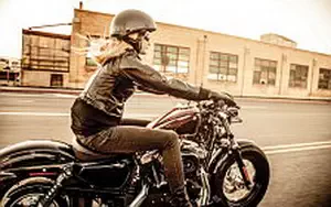 Desktop wallpapers motorcycle Harley-Davidson Sportster 1200X Forty Eight - 2014