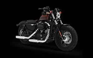 Desktop wallpapers motorcycle Harley-Davidson Sportster 1200X Forty Eight - 2014