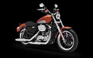 Desktop wallpapers motorcycle Harley-Davidson Sportster 883L SuperLow - 2014