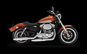 Desktop wallpapers motorcycle Harley-Davidson Sportster 883L SuperLow - 2014