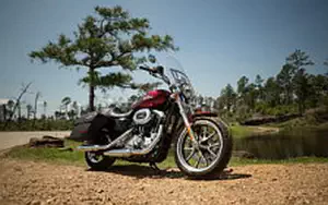 Desktop wallpapers motorcycle Harley-Davidson Sportster SuperLow 1200T - 2016