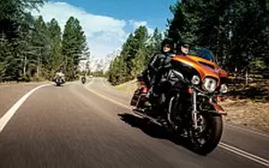 Desktop wallpapers motorcycle Harley-Davidson Touring Electra Glide Ultra Limited - 2014