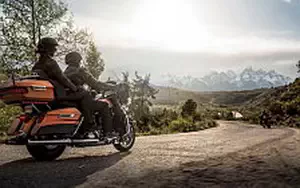 Desktop wallpapers motorcycle Harley-Davidson Touring Electra Glide Ultra Limited - 2014