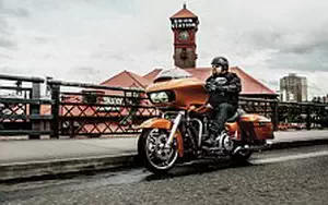 Desktop wallpapers motorcycle Harley-Davidson Touring Road Glide - 2015