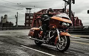 Desktop wallpapers motorcycle Harley-Davidson Touring Road Glide - 2015