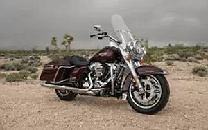 Desktop wallpapers motorcycle Harley-Davidson Touring Road King - 2014