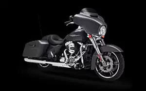 Desktop wallpapers motorcycle Harley-Davidson Touring Street Glide - 2014