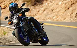 Desktop wallpapers motorcycle Yamaha FZ-07 - 2015