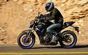 Desktop wallpapers motorcycle Yamaha FZ-07 - 2015