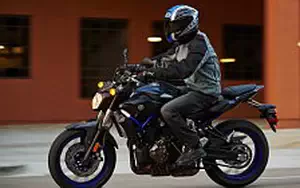 Desktop wallpapers motorcycle Yamaha FZ-07 - 2015