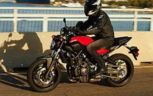 Desktop wallpapers motorcycle Yamaha FZ-07 - 2015