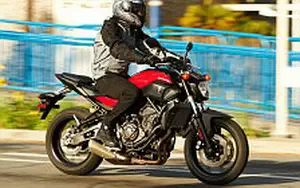 Desktop wallpapers motorcycle Yamaha FZ-07 - 2015