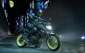 Desktop wallpapers motorcycle Yamaha MT-07 - 2018