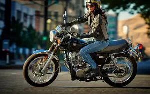 Desktop wallpapers motorcycle Yamaha SR400 - 2017