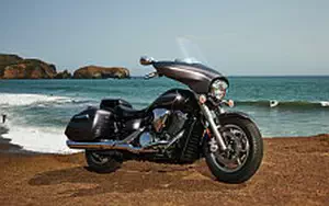 Desktop wallpapers motorcycle Yamaha V Star 1300 Deluxe - 2014