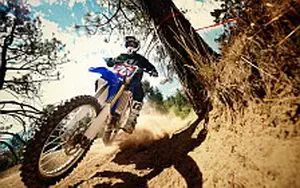 Desktop wallpapers motorcycle Yamaha YZ250FX - 2015