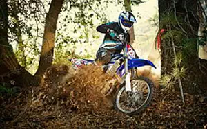 Desktop wallpapers motorcycle Yamaha YZ250FX - 2015