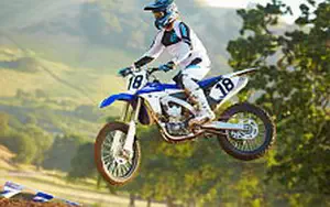 Desktop wallpapers motorcycle Yamaha YZ450F - 2013