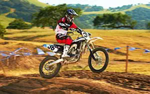 Desktop wallpapers motorcycle Yamaha YZ450F - 2013