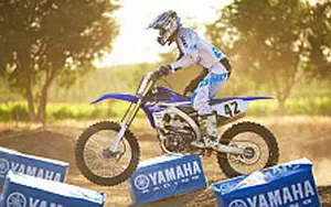 Desktop wallpapers motorcycle Yamaha YZ450F - 2015