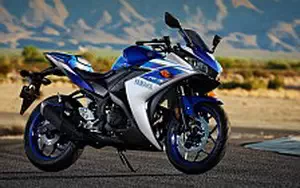 Desktop wallpapers motorcycle Yamaha YZF-R3 - 2015